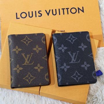Louis Vuitton-디에고-국내배송-선물용풀셋-루이비통 모노그램 포켓 오거나이저 카드지갑 2종