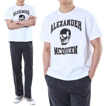 Alexander Mcqueen《당일발송》 알렉산더맥퀸 라운드 티셔츠/759442 QVZ29 0910