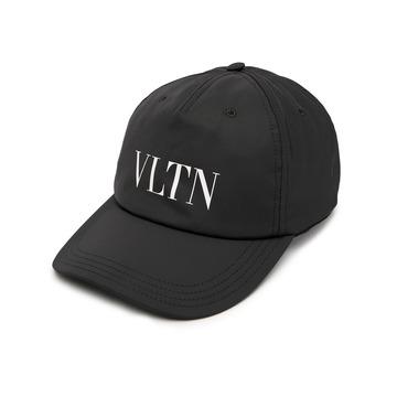 Valentino[당일발송]발렌티노 블랙 VLTN 프린트 모자-58(M)
