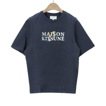Maison Kitsune[보보스갤러리] 메종키츠네 여성 플라워 콤포트 반팔 티셔츠 LW00116KJ0119