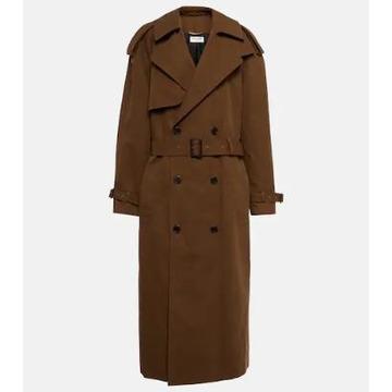 Saint Laurent24SS 생로랑 Double breasted cotton trench coat