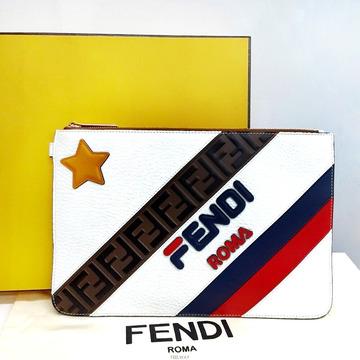 FENDI[당일발송]FENDI 펜디X휠라 로고 클러치 / 7N0078