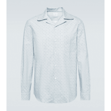 Brunello Cucinelli24SS 브루넬로 쿠치넬리 Printed cotton shirt