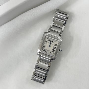 Cartier중고명품 까르띠에 탱크프랑세즈 여성시계 손목시계 명품감정서 S240311-03