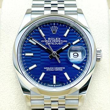 Rolex[당일발송]ROLEX 롤렉스 데이저스트36 스틸 브라이트 블루126200