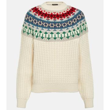 Loro Piana24SS 로로피아나 Intarsia cashmere mockneck sweater