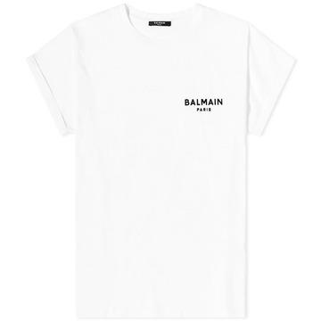 Balmain(N15) 발망 여성 티셔츠  Balmain Flock Logo T Shirt