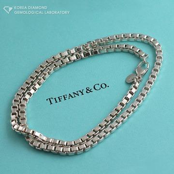 TIFFANY & Co인기모델 티파니앤코 목걸이 남성용 베네치안 실버목걸이 희소상품 53cm