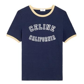 CELINE[대전명품샵/비노] 24SS 셀린느 여성 캘리포니아 70S 코튼 반팔 티셔츠