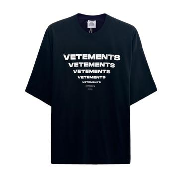 Vetements[당일출고] 24SS 베트멍 로고 오버핏 반팔 티셔츠 UE64TR140B