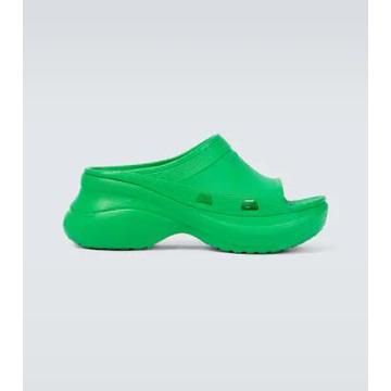 Balenciaga24SS국내 발렌시아가 Pool Crocs rubber sandals