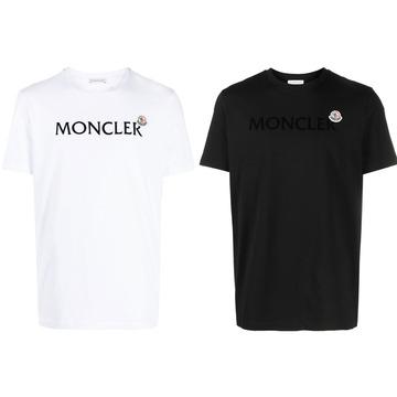Moncler국내배송 《엔드럭스》 24S/S 몽클레어 로고 프린트 반팔 티셔츠 8C00057