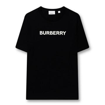 Burberry버버리 로고 코튼 티셔츠 블랙 화이트 8055307