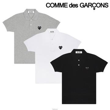 Comme des Garcons*국내당일* 꼼데가르송 반팔티 블랙와펜 카라티 남성용 티셔츠