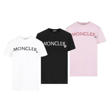 Moncler[국내배송] 24SS 몽클레어 자수 여성 반팔 티셔츠 8C00006 829HP